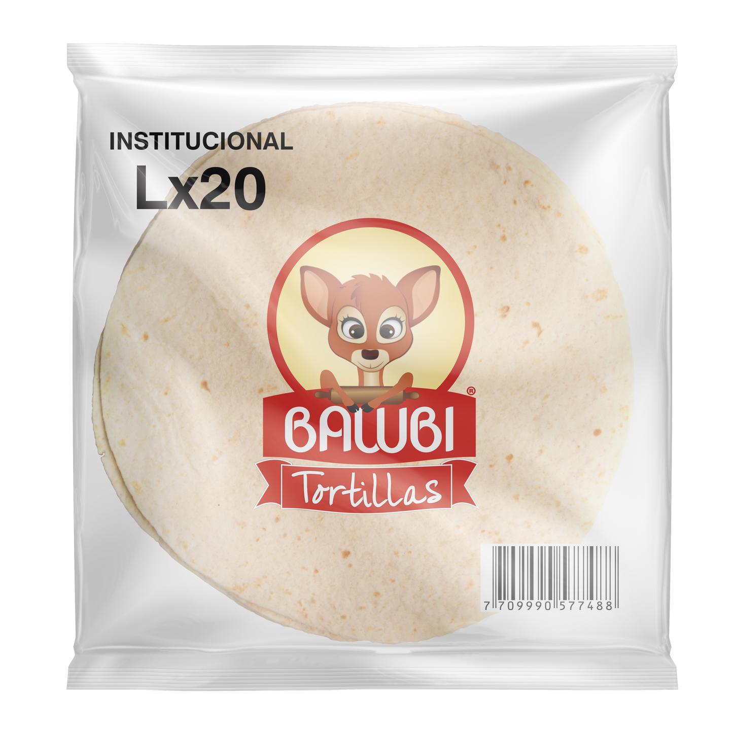 Tortillas de Harina de Trigo Institucional L 20 Und Bawbi® (contáctanos para obtener este producto)